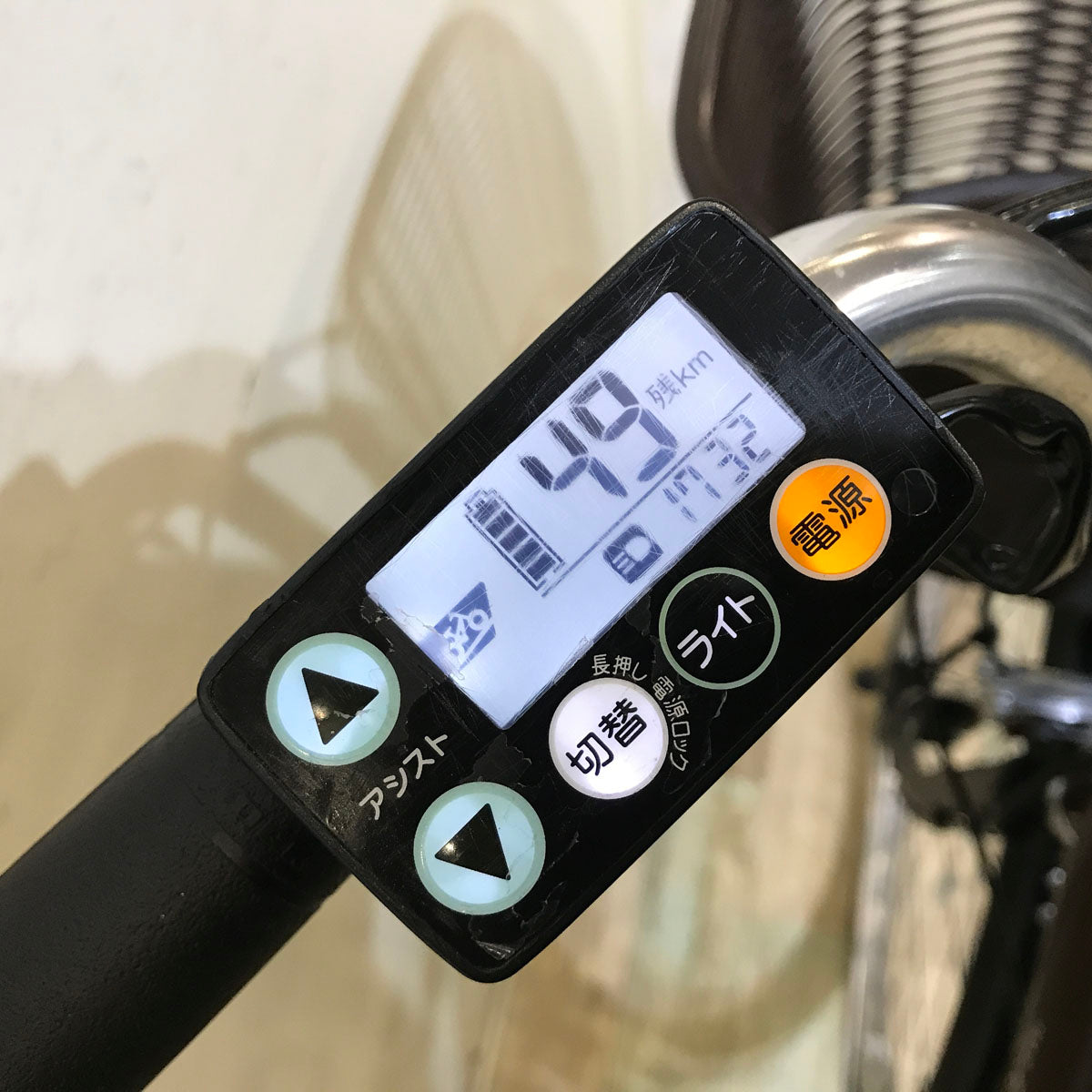 中古電動自転車 ヤマハ PAS Cheer パス チア ブラウン 26インチ KB062