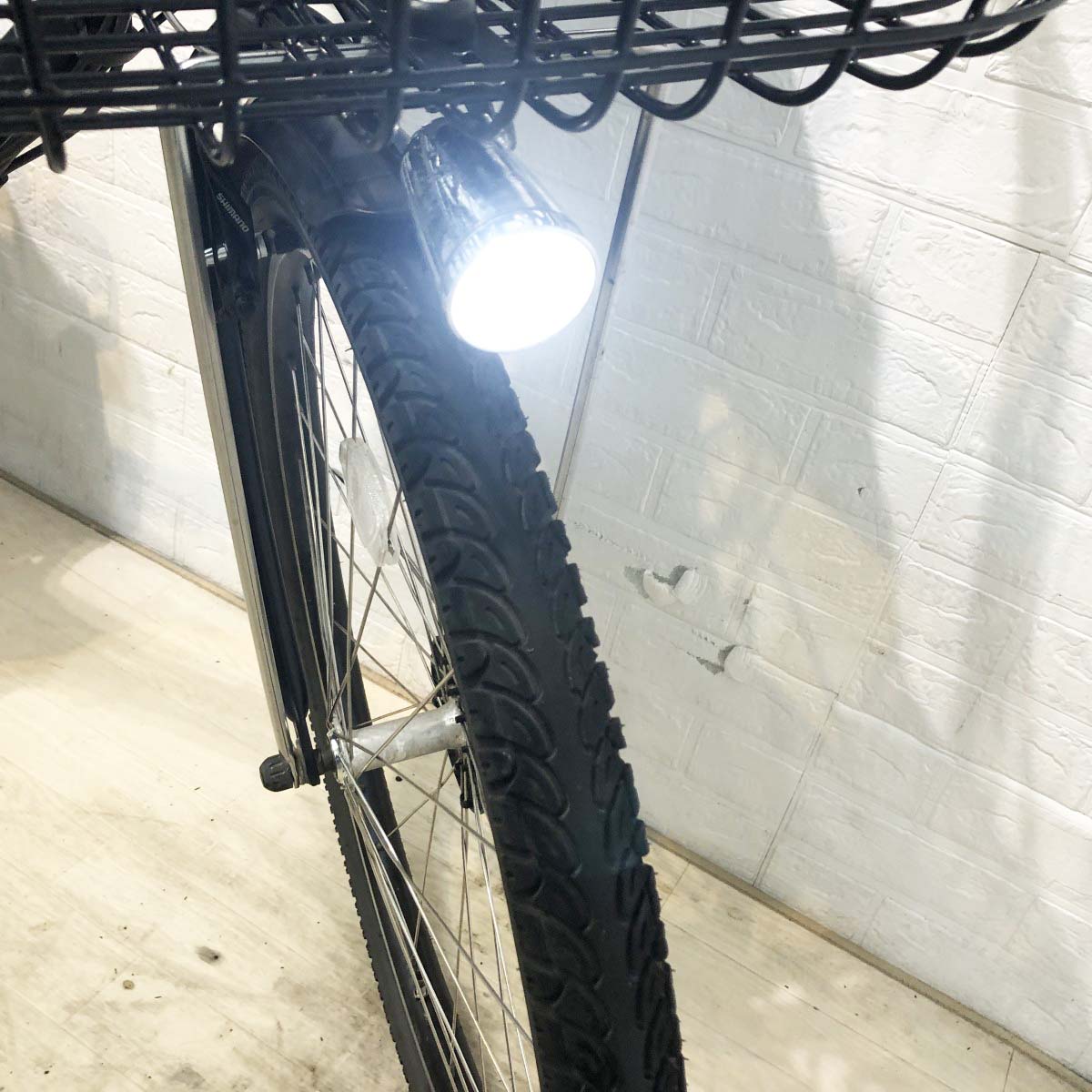 中古電動自転車 ブリヂストン ハイディ2 ネイビー 26インチ YH095