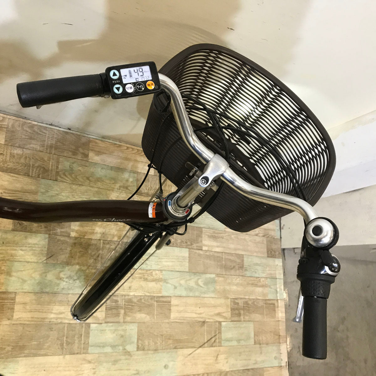 中古電動自転車 ヤマハ PAS Cheer パス チア ブラウン 26インチ KB062