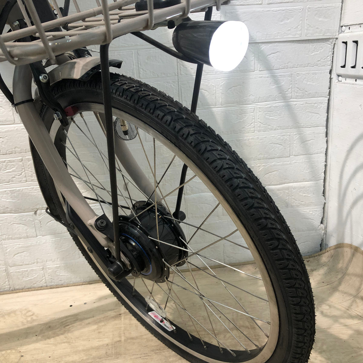 中古電動自転車 ブリヂストン bikke MOB dd ビッケ モブ dd ベージュ