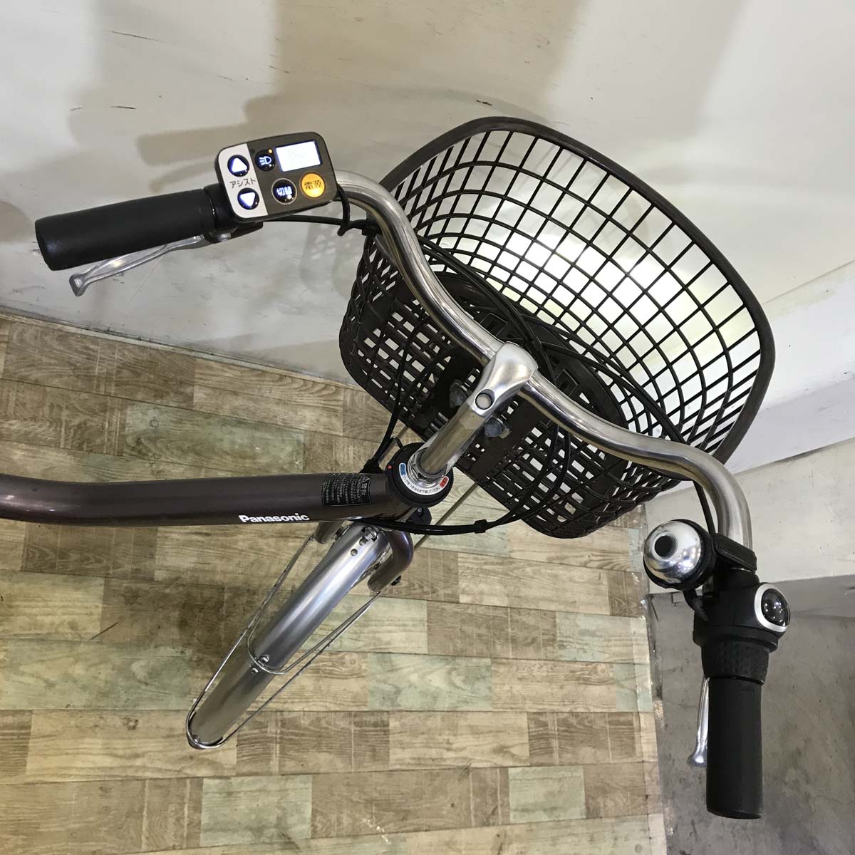 中古電動自転車 パナソニック ビビL ブラウン 26インチ KG069