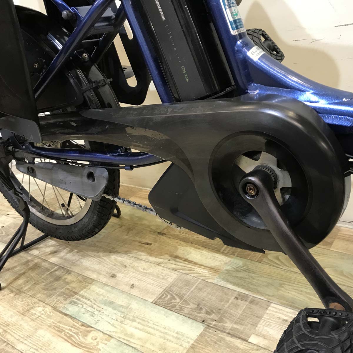 電動自転車 ヤマハ PAS Kiss mini パス キッス ミニ ネイビー 20インチ KX002【中古車】