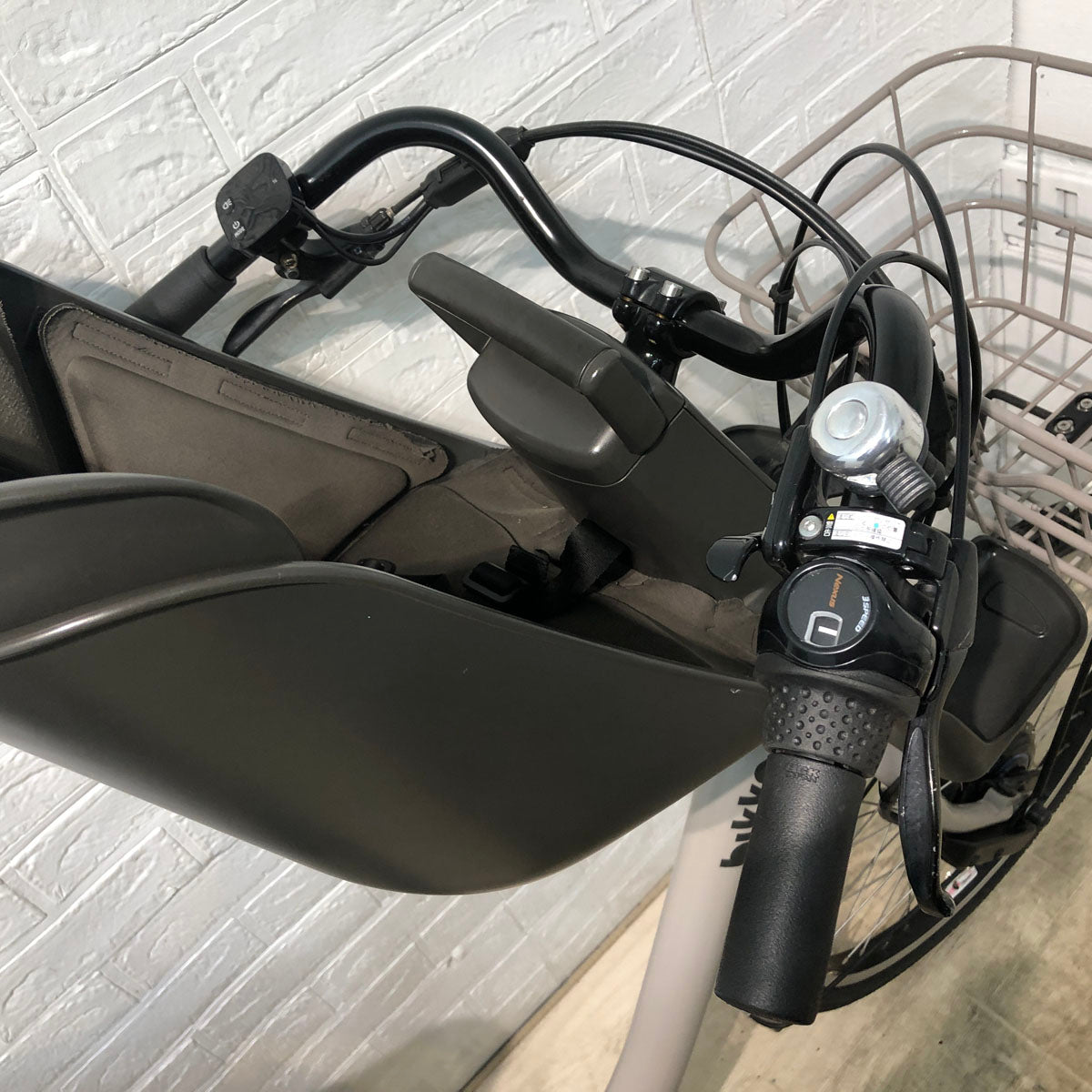 中古電動自転車 ブリヂストン bikke MOB dd ビッケ モブ dd ベージュ 前24×後20インチ SR415Y 