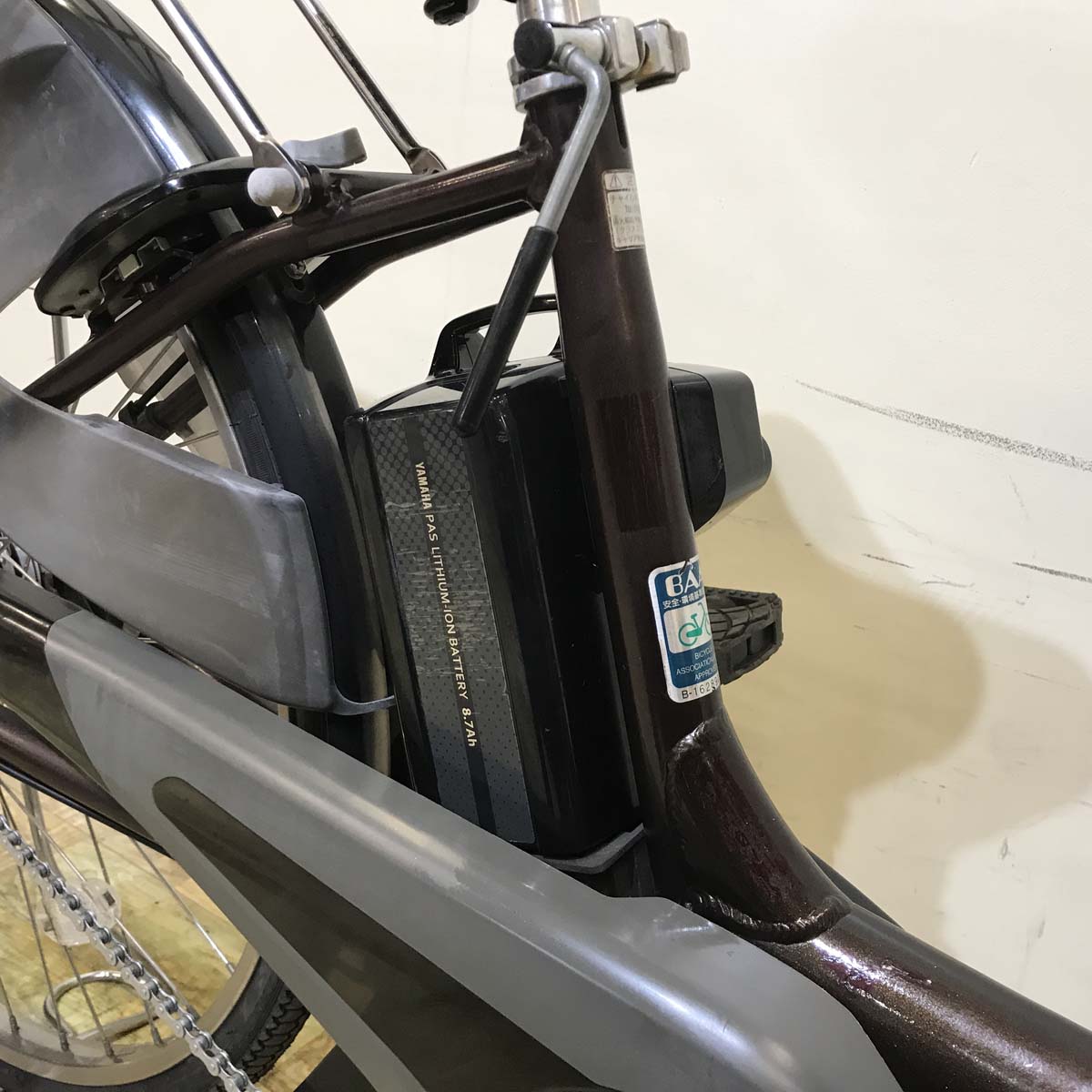 中古電動自転車 ヤマハ PAS ナチュラ L ブラウン 26インチ KB063