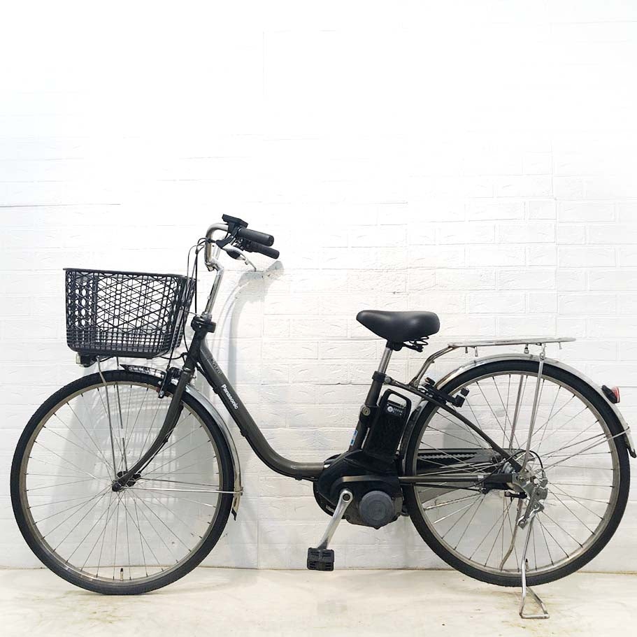 中古電動自転車 パナソニック ビビDX ブラウン 26インチ YH097