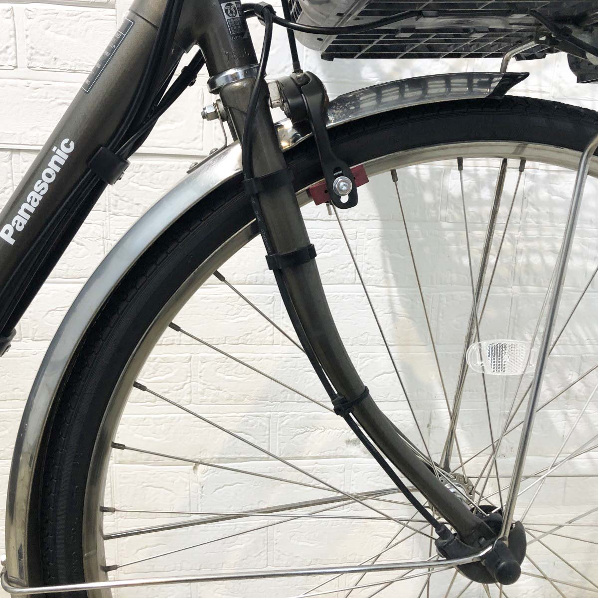 中古電動自転車 パナソニック ビビDX ブラウン 26インチ YH097
