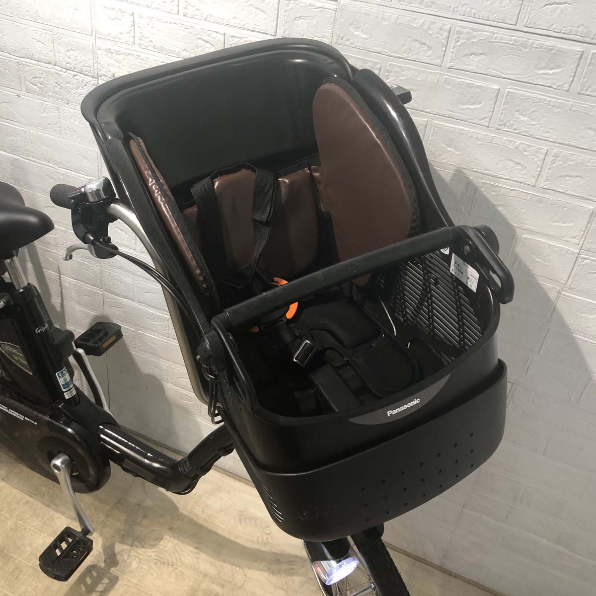 中古電動自転車 パナソニック ギュット ブラック 前22×後26インチ 