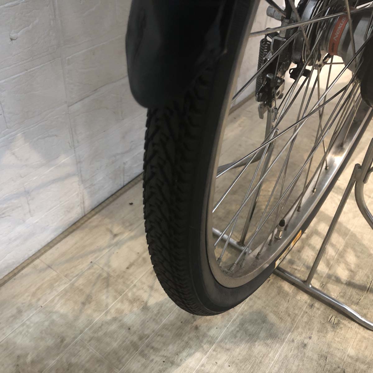 中古電動自転車 パナソニック ギュット ブラック 前22×後26インチ