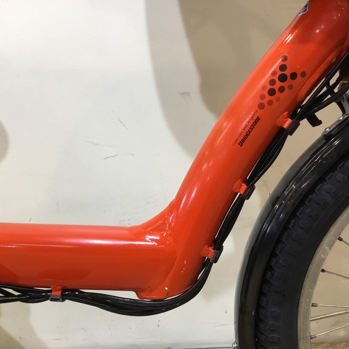 BRIDGESTONE Angelino 20インチ オレンジ 中古電動自転車 新年初売り