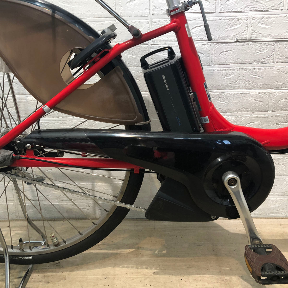 電動自転車 ブリヂストン アシスタ DX レッド 26インチ YV062 【中古車】