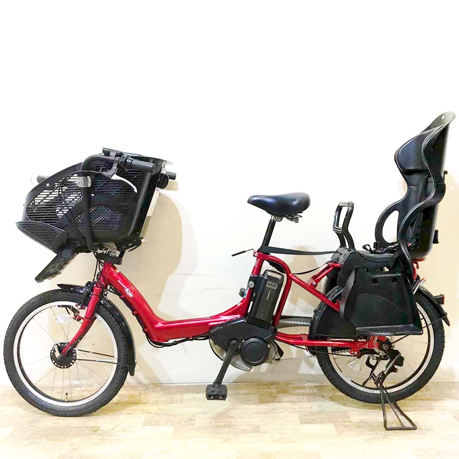 中古電動自転車 ヤマハ PAS キッスミニ レッド 20インチ KG071 – e-CHARIty