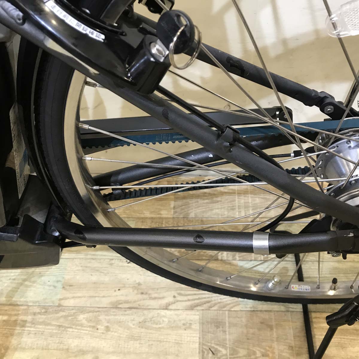 中古電動自転車 ブリヂストン アルベルト e ブラック 27インチ KB065