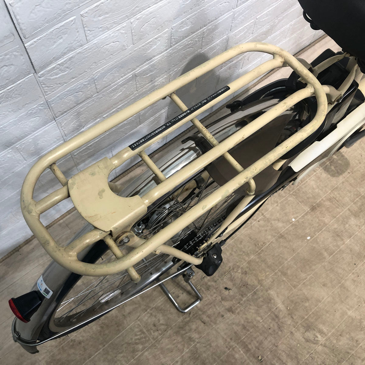 中古電動自転車 パナソニック ビビ DX SD ベージュ 26インチ YC077