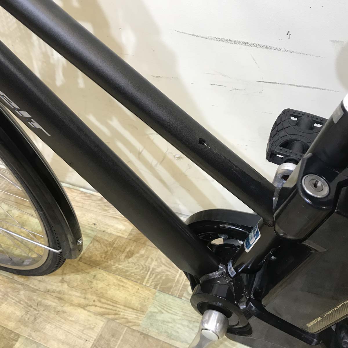 中古電動自転車 ブリヂストン アルベルト e ブラック 27インチ KB065