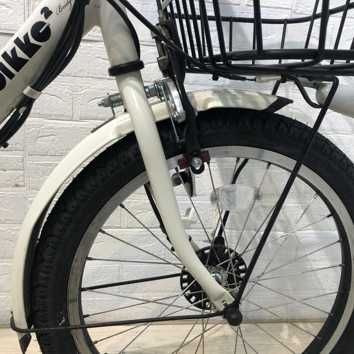 中古電動自転車 ブリヂストン ビッケ2e ホワイト 20インチ YH100