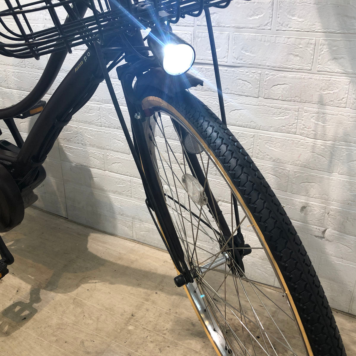 電動自転車 ブリヂストン アシスタ ポルク ブラウン 26インチ YV064 【中古車】