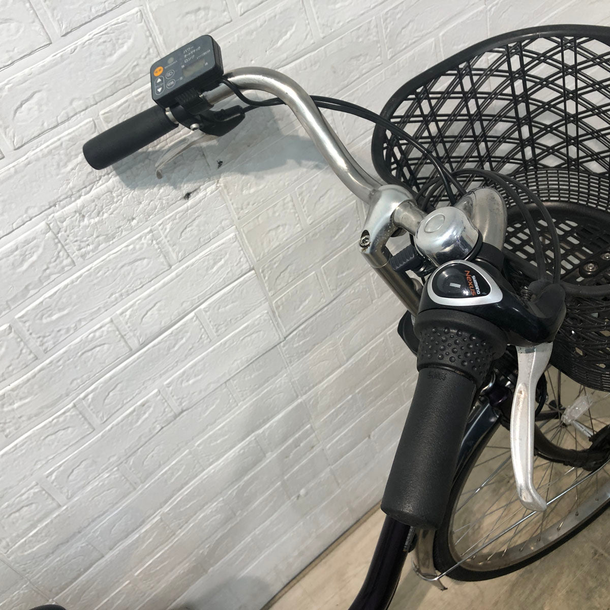 中古電動自転車 新品バッテリー パナソニック ビビ DX パープル 26インチ YC078