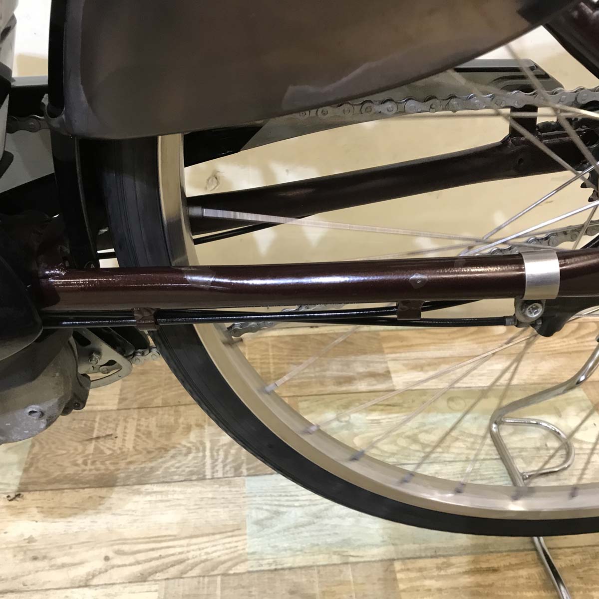 中古電動自転車  ヤマハ PAS ナチュラ L DX ブラウン 26インチ KB066