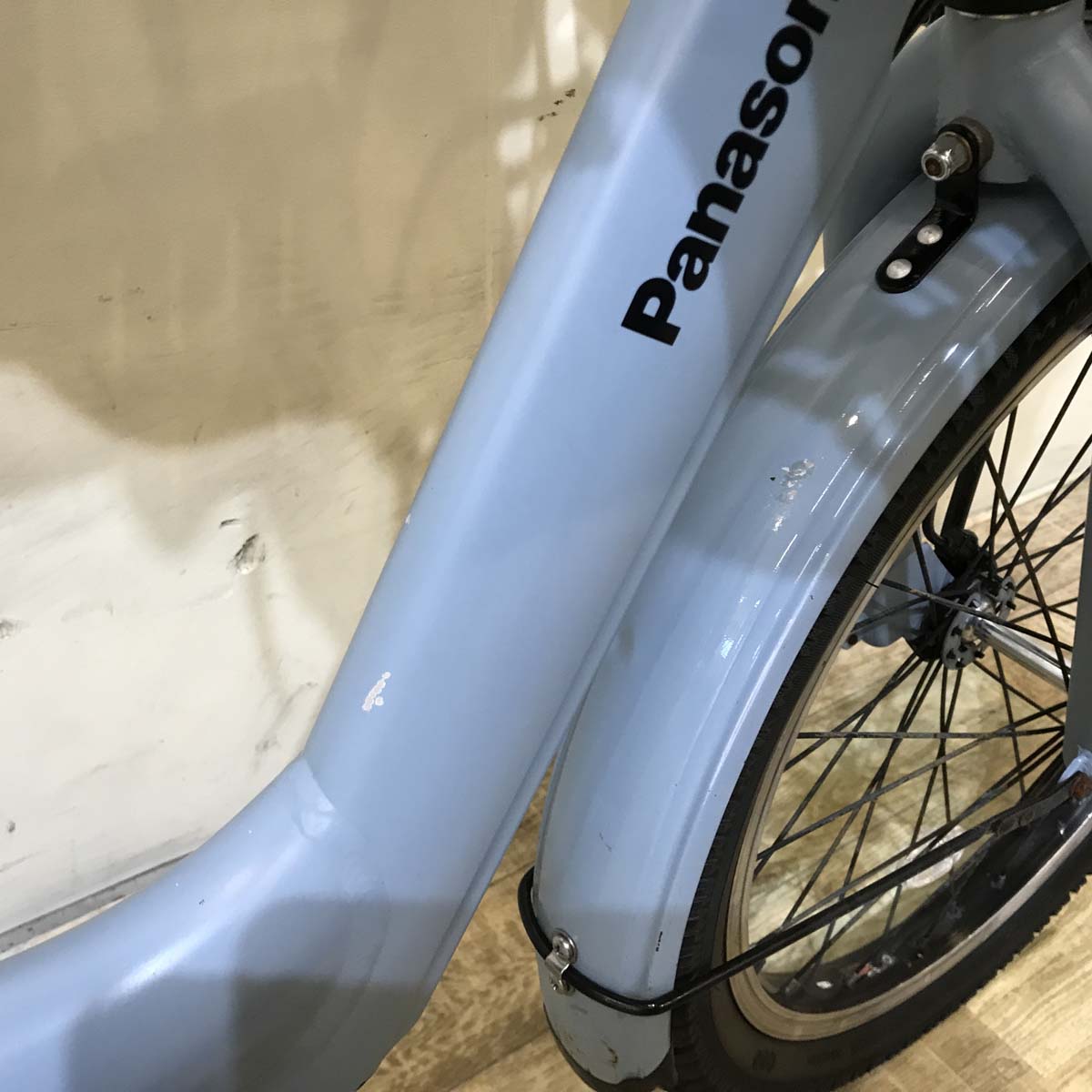 中古電動自転車 パナソニック ギュットアニーズ ブルー 20インチ KG073
