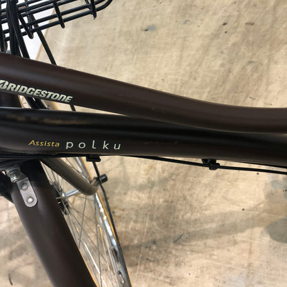 ブリヂストン アシスタ ポルク ブラウン 26インチ YV064 【中古車】