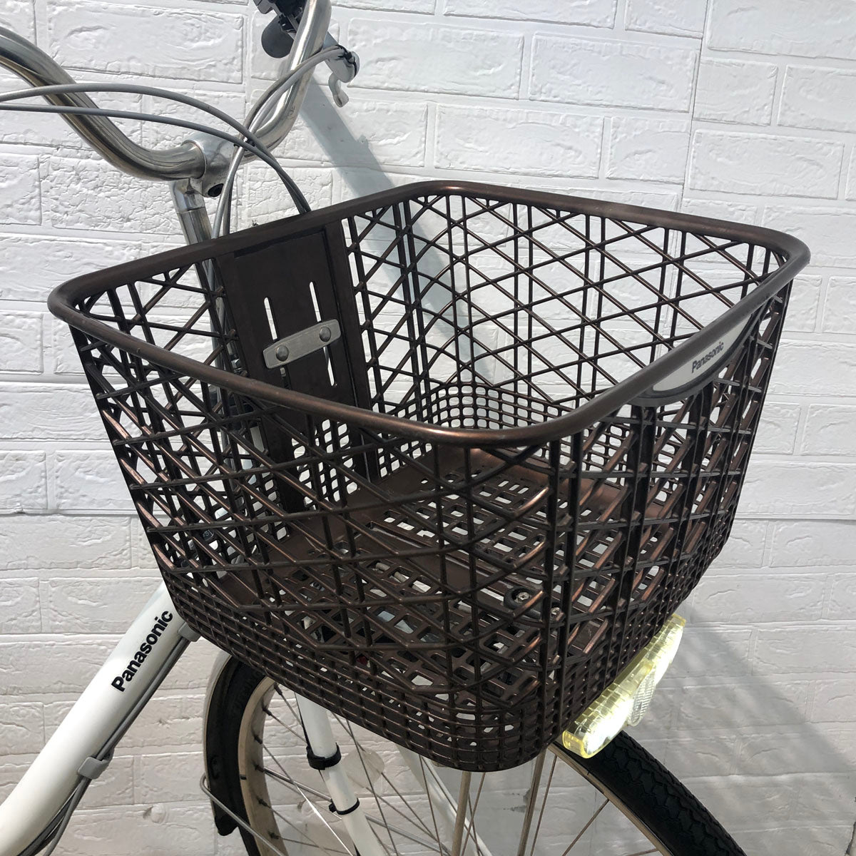 中古電動自転車 パナソニック ビビ DX ホワイト 26インチ YC079