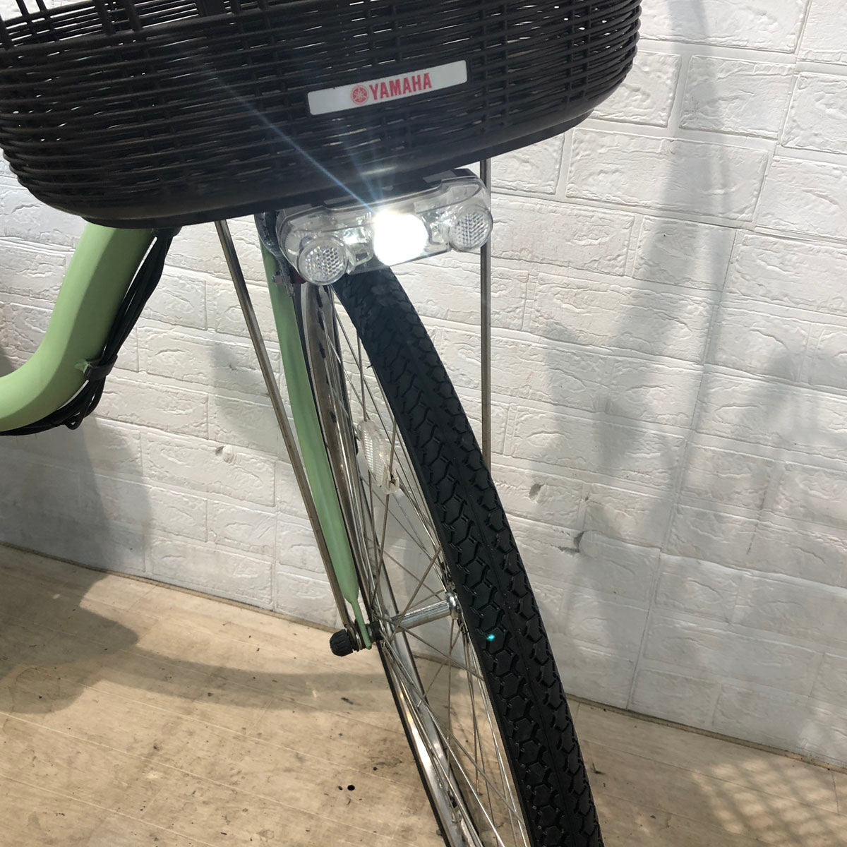 電動自転車 ヤマハ PAS ナチュラ L DX グリーン 26インチ YV065 【中古