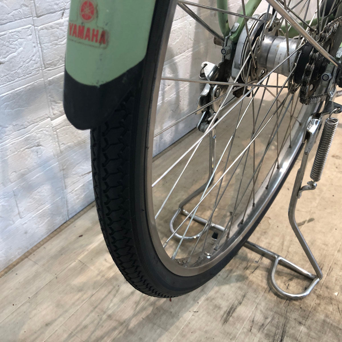 電動自転車 ヤマハ PAS ナチュラ L DX グリーン 26インチ YV065 【中古車】
