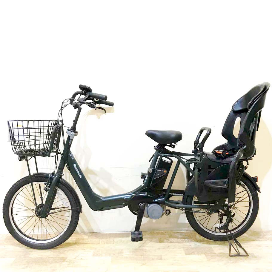 中古電動自転車 パナソニック ギュットアニーズ グリーン 20インチ KG074