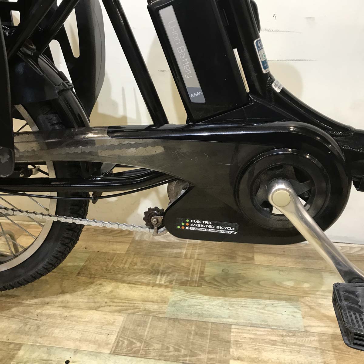 中古電動自転車 パナソニック ギュット ミニ K ブラック 20インチ KD517