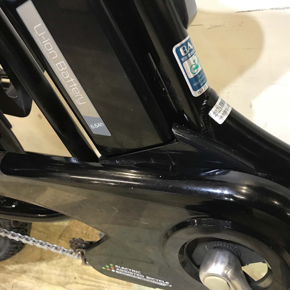 中古電動自転車 パナソニック ギュット ミニ K ブラック 20インチ KD517