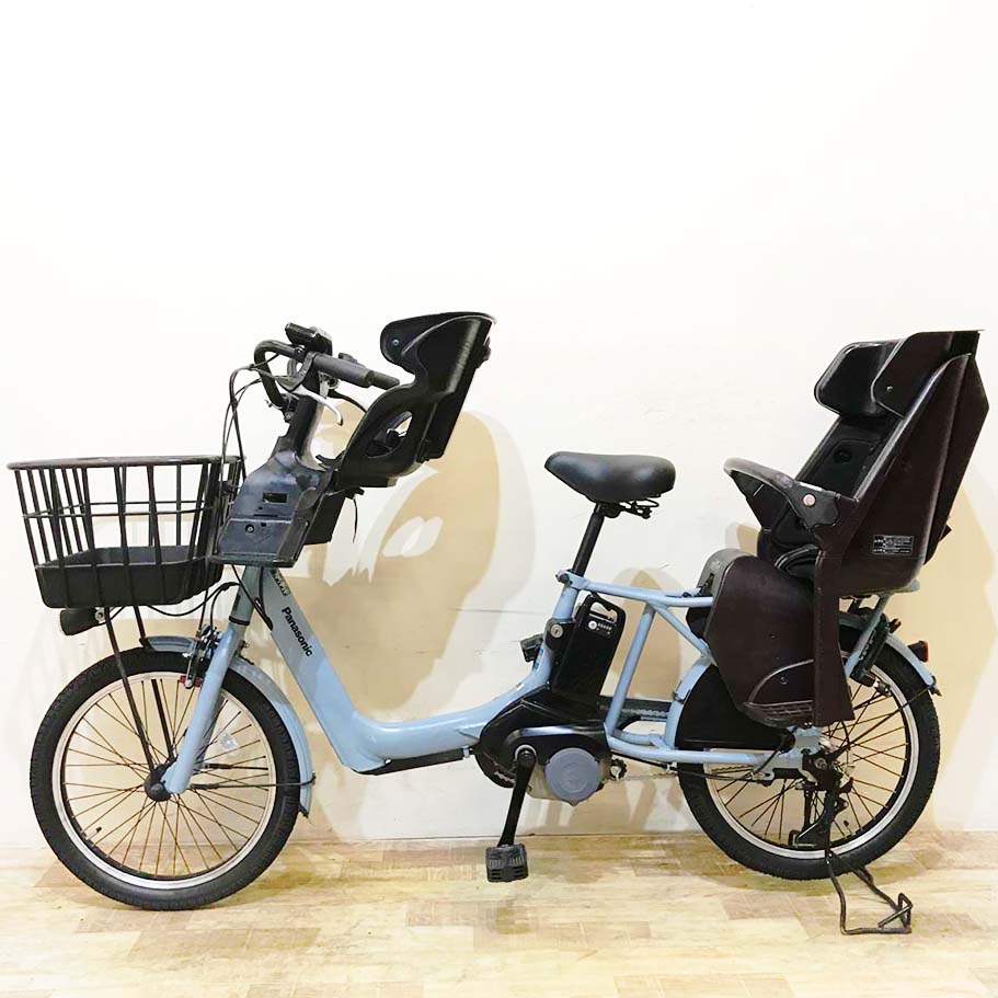 中古電動自転車 パナソニック ギュットアニーズ ブルー 20インチ KG073