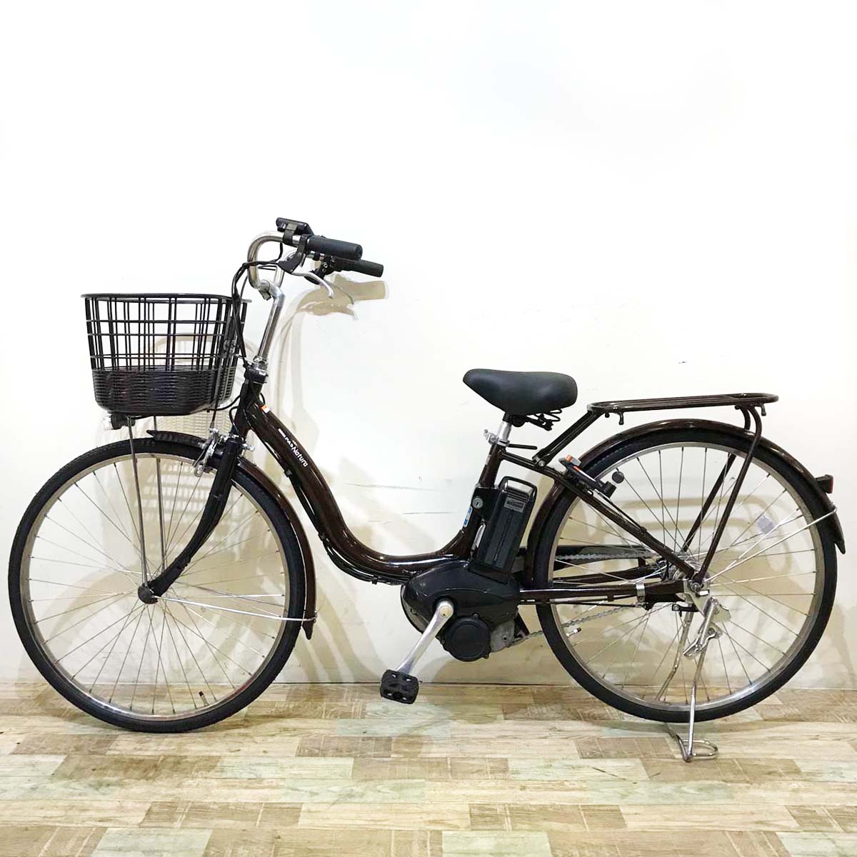 電動自転車 ヤマハ PAS ナチュラ XL DX ブラウン 26インチ KX007【中古車】