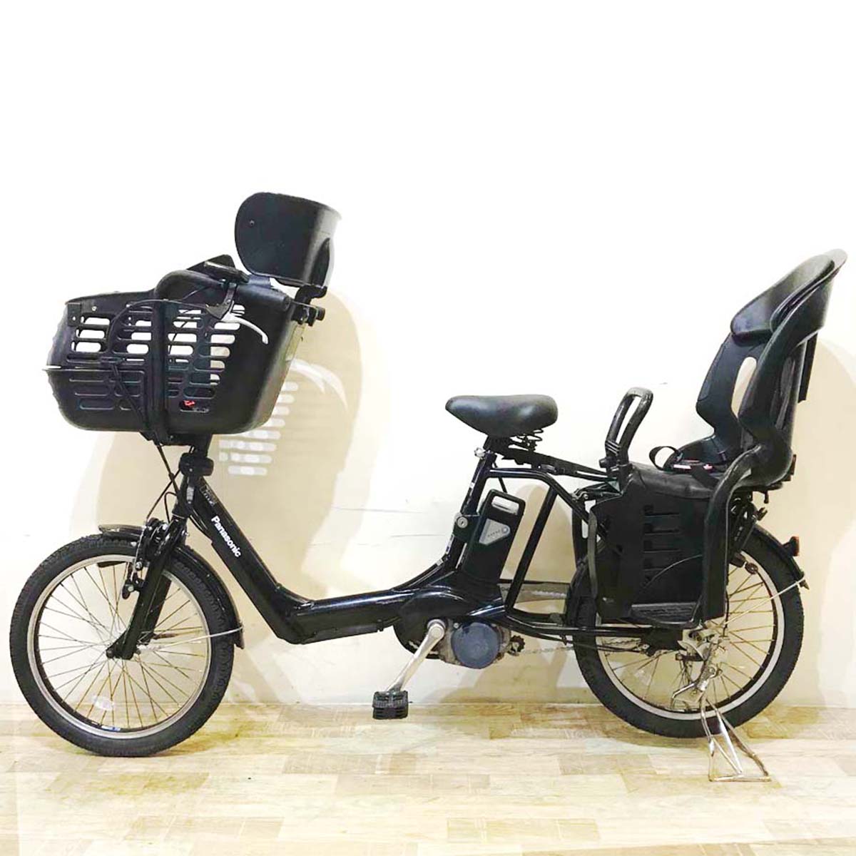 中古電動自転車 パナソニック ギュット ミニ K ブラック 20インチ KD517
