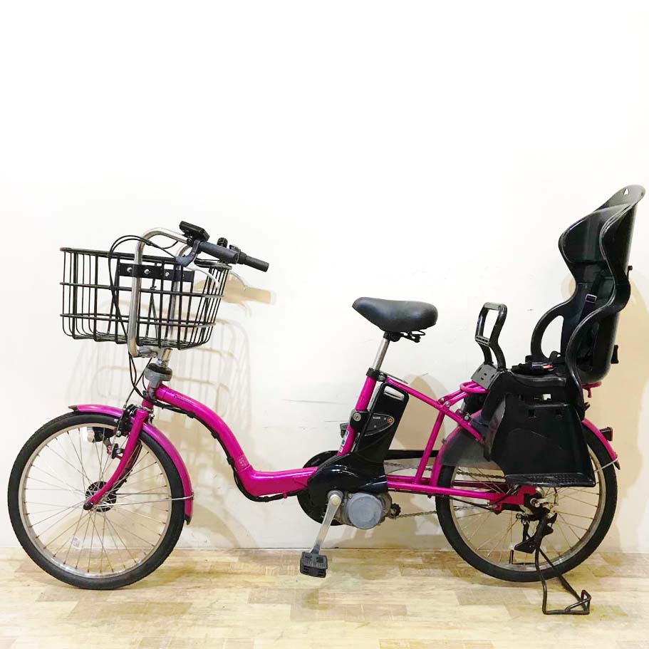 中古電動自転車 パナソニック ギュットミニ ピンク 20インチ KG075