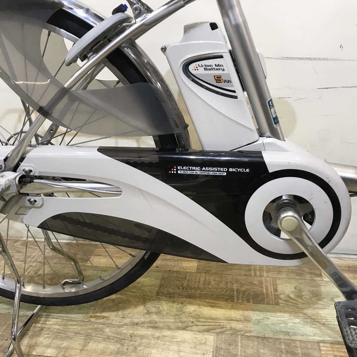 中古電動自転車 パナソニック ビビ DX シルバー 24インチ KB070