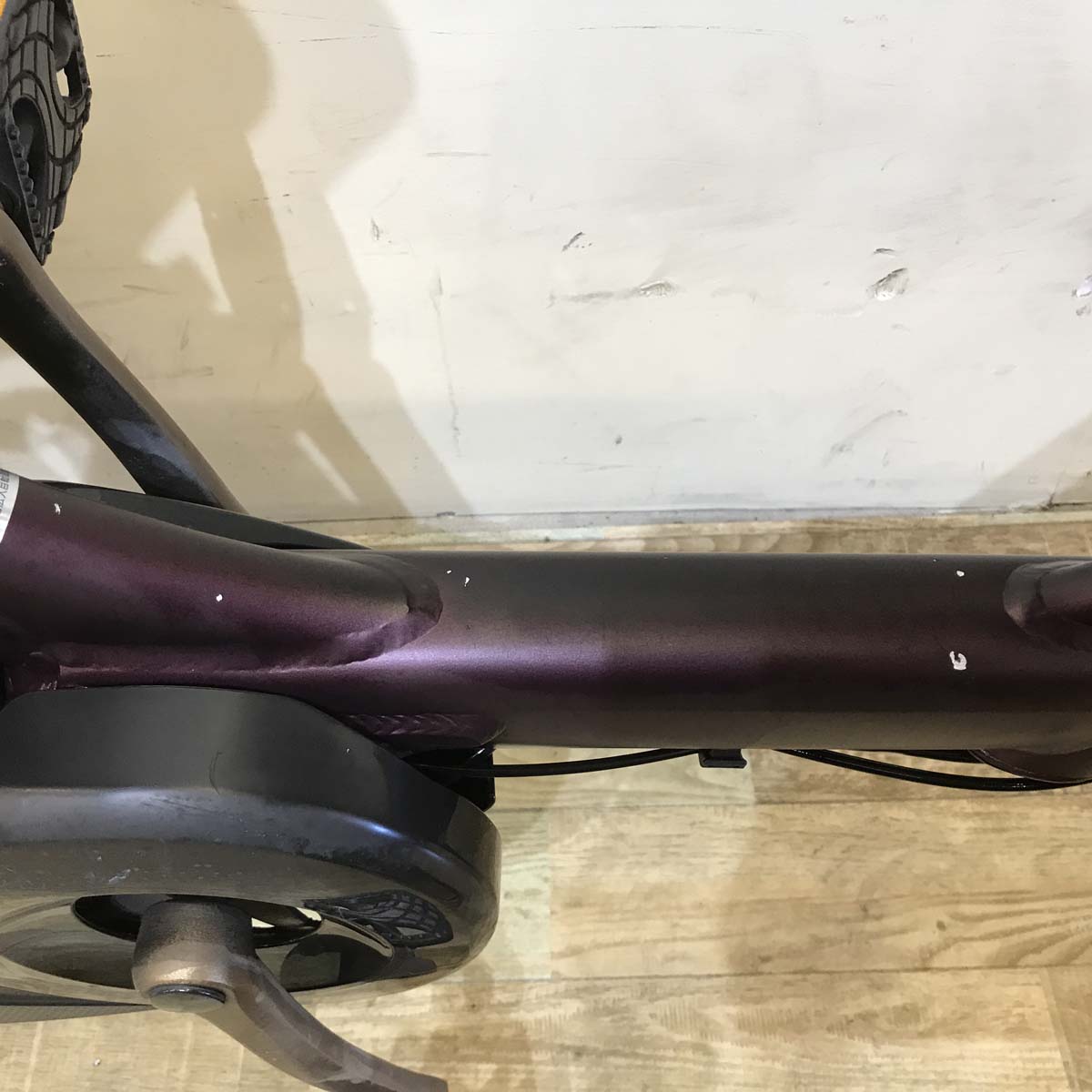 中古電動自転車 ヤマハ PAS キッスミニ パープル 20インチ KG076