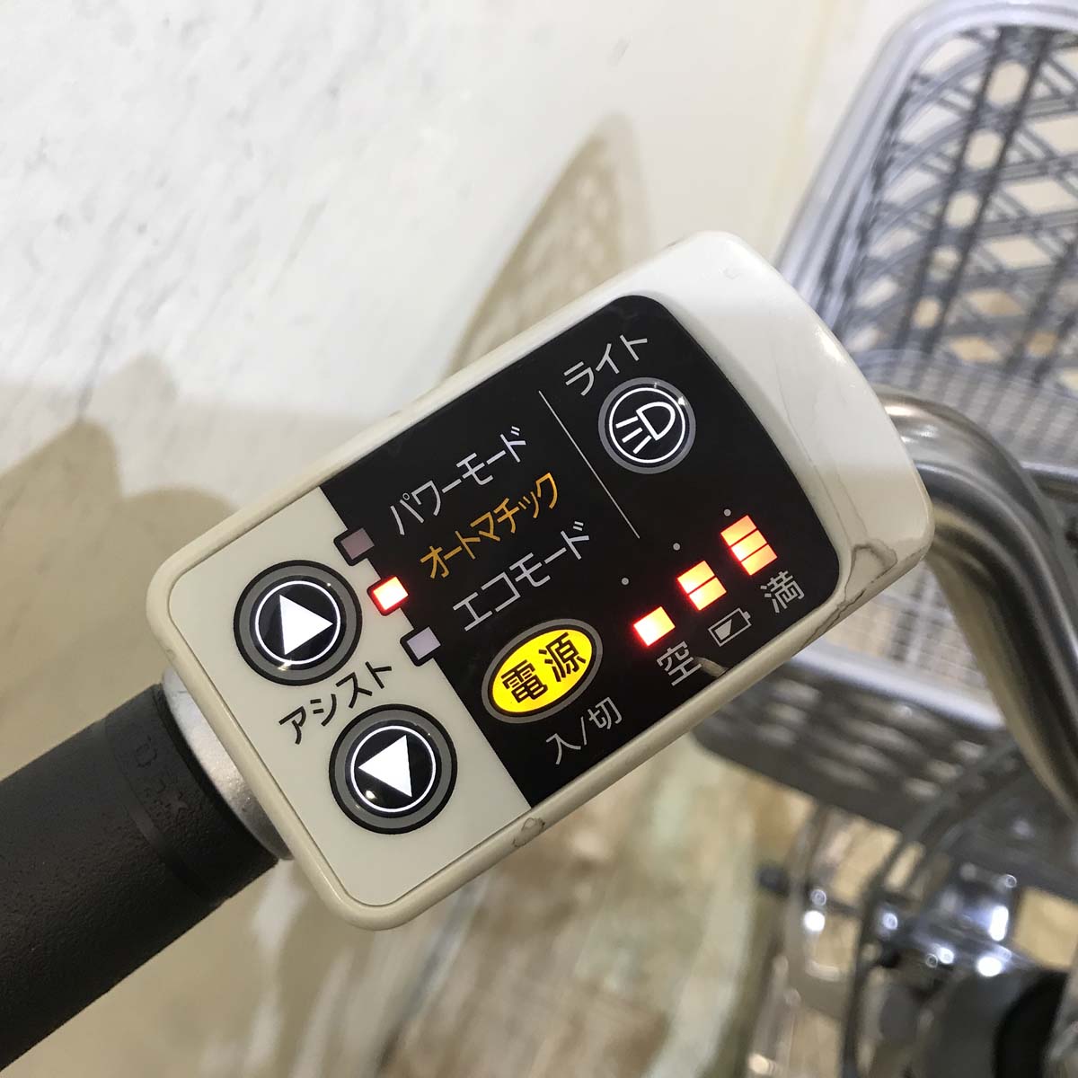 中古電動自転車 パナソニック ビビ DX シルバー 24インチ KB070