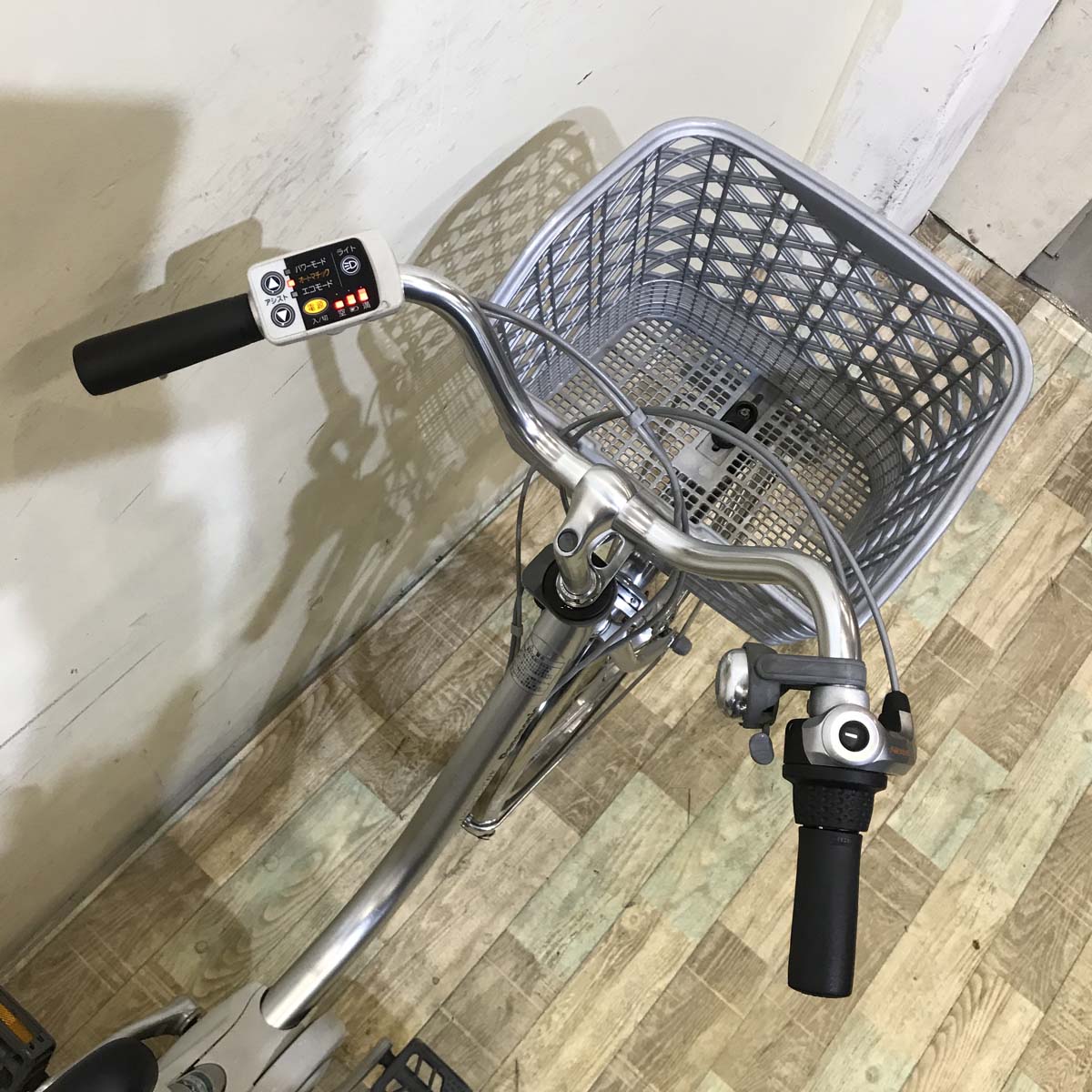 中古電動自転車 パナソニック ビビ DX シルバー 24インチ KB070