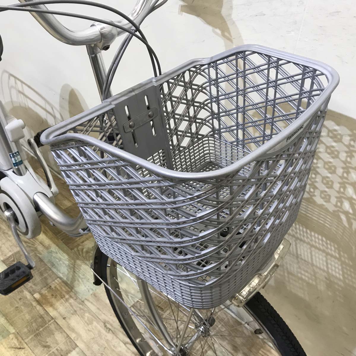中古電動自転車 パナソニック ビビ DX シルバー 24インチ KB070