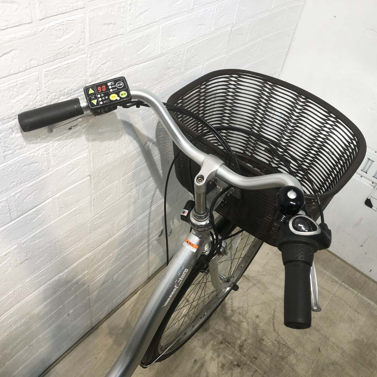 中古電動自転車 ヤマハ PAS ナチュラL シルバー 26インチ YH104