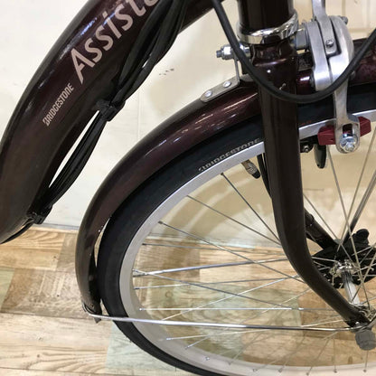 ブリヂストン アシスタ ファイン ブラウン 26インチ KS084 【中古車】