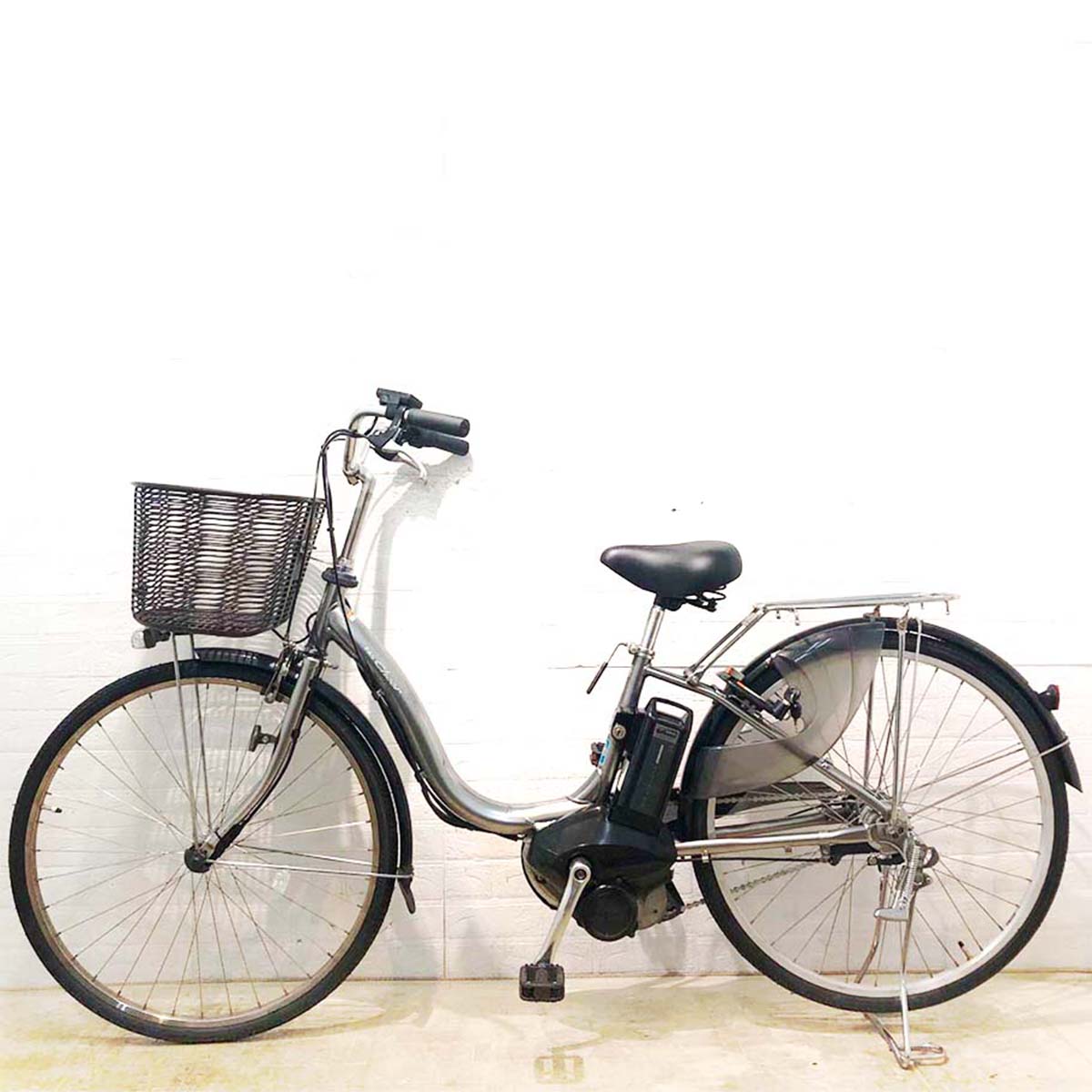 中古電動自転車 ヤマハ PAS Cheer パス チア シルバー 26インチ YC083
