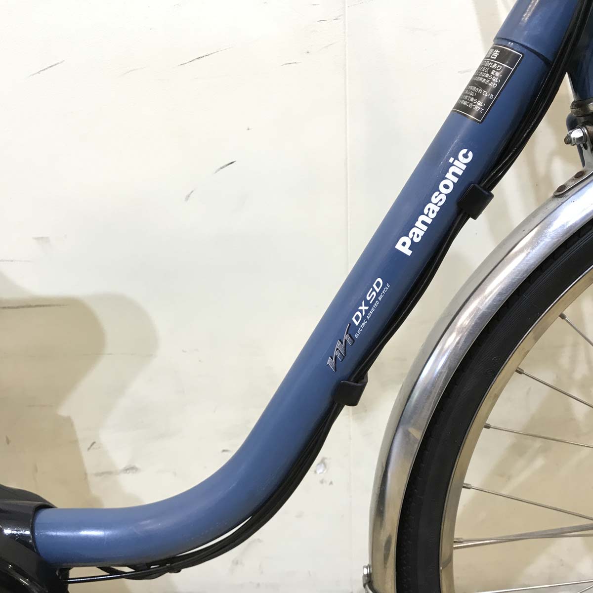 中古電動自転車 パナソニック ビビDX SD ブルー 26インチ KG077