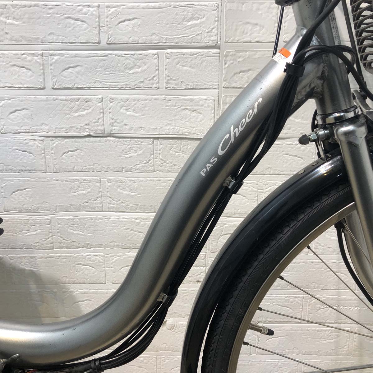 中古電動自転車 ヤマハ PAS Cheer パス チア シルバー 26インチ YC083