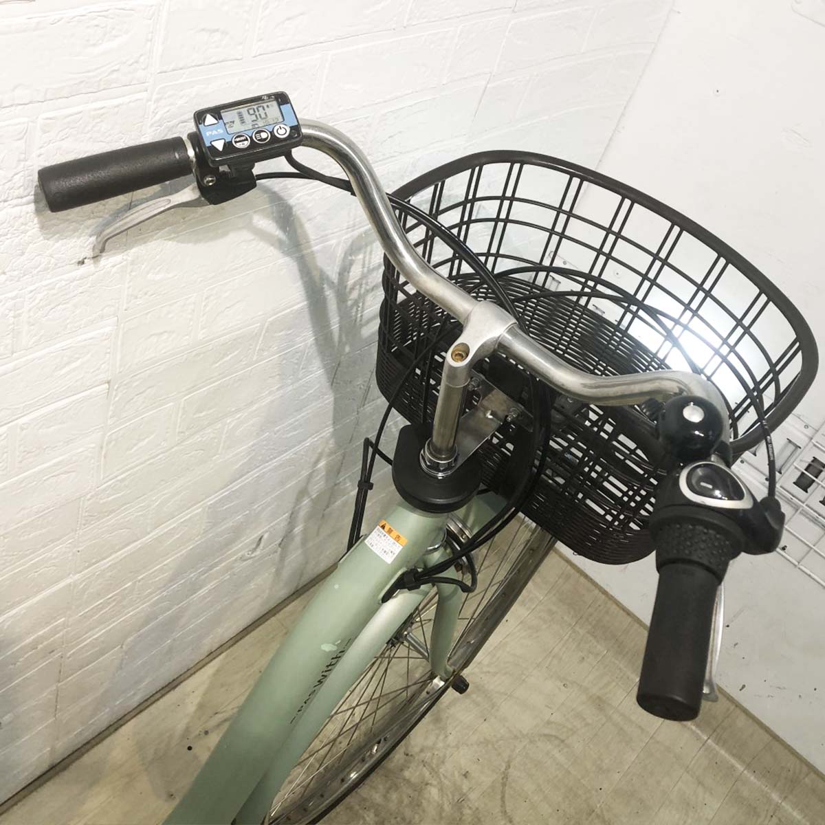 中古電動自転車 ヤマハ PAS ウィズ グリーン 26インチ YH105