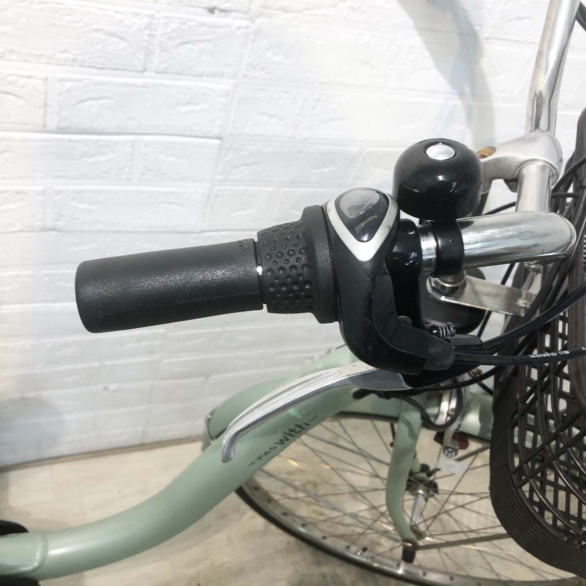 中古電動自転車 ヤマハ PAS ウィズ グリーン 26インチ YH105