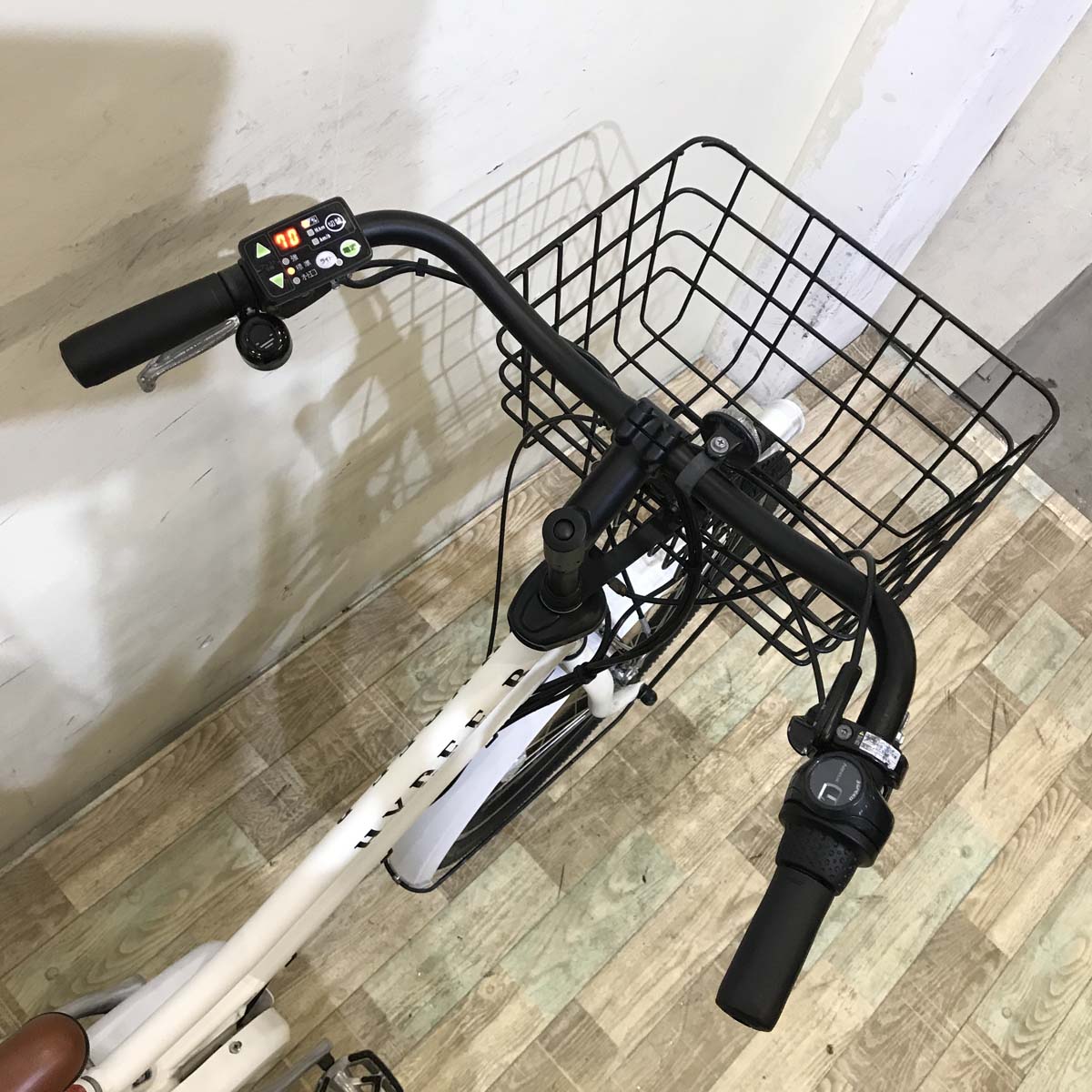 中古電動自転車 ブリヂストン HYDEE B ハイディ ビー ホワイト 26