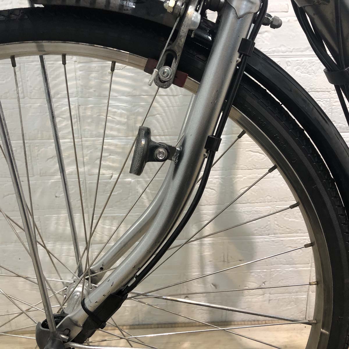中古電動自転車 ヤマハ PAS Cheer パス チア シルバー 26インチ YC083