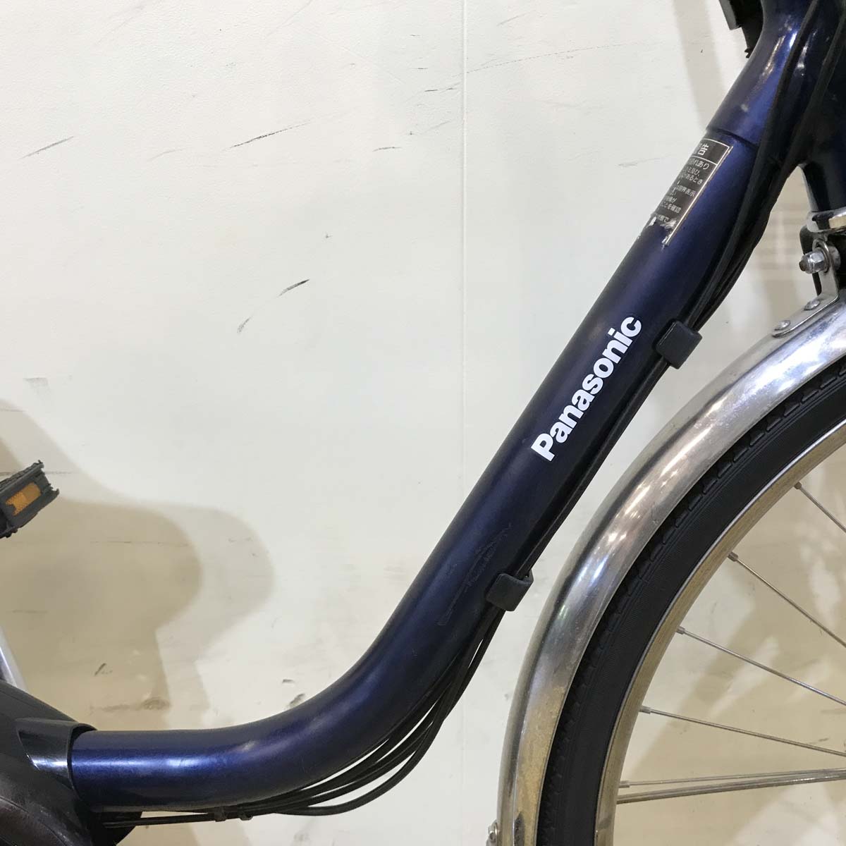 中古電動自転車 パナソニック ビビDX ネイビー 26インチ KG078