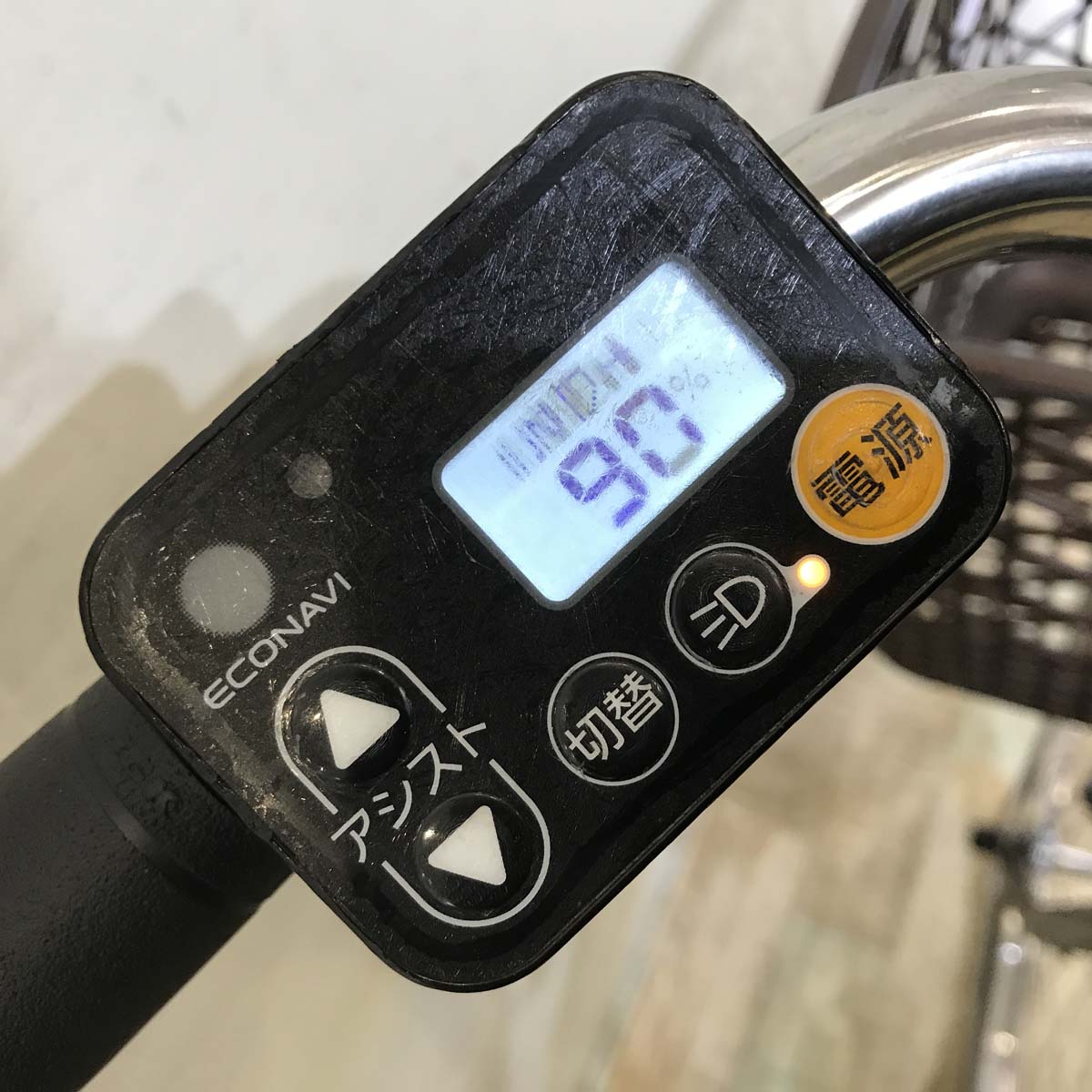 中古電動自転車 パナソニック ビビDX ネイビー 26インチ KG078